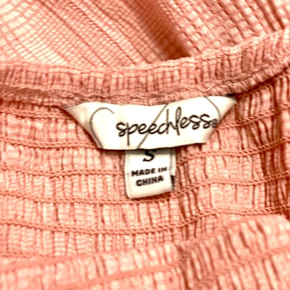 Boho Chic Pink Textured Maxi Dress - Effortless Style‎ by Speechless, Size Small - Picture 5 of 8